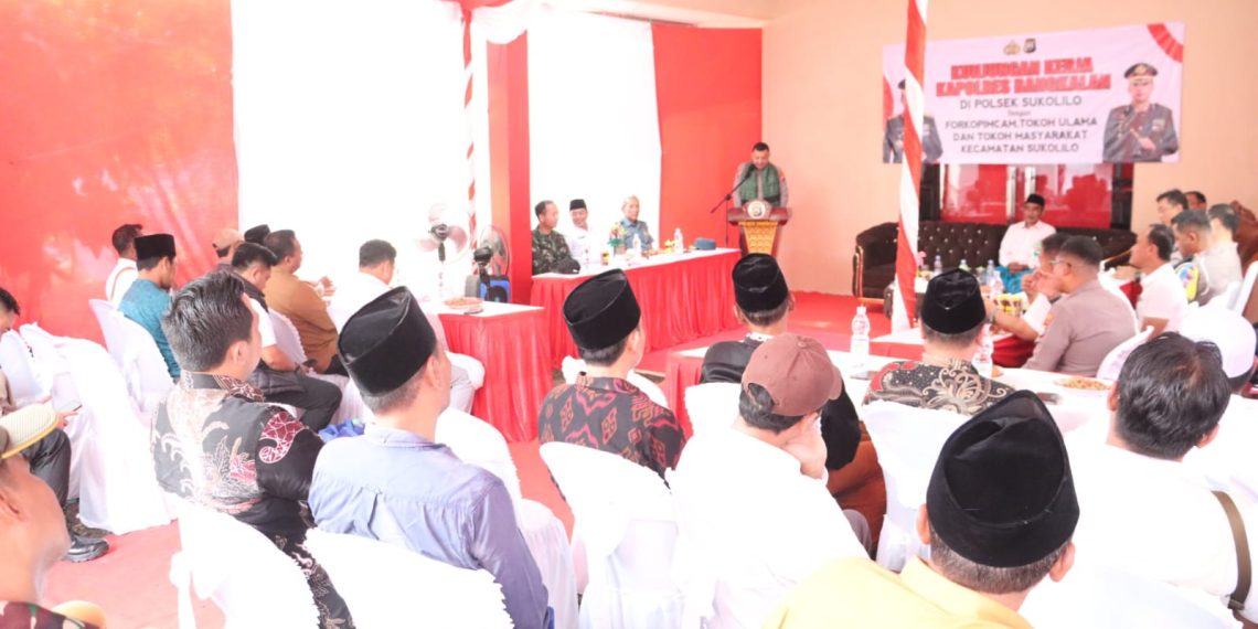 Pererat Silaturahmi Ditengah Keterbatasan, Kapolres Bangkalan Gelar Kunker di Polsek Sukolilo